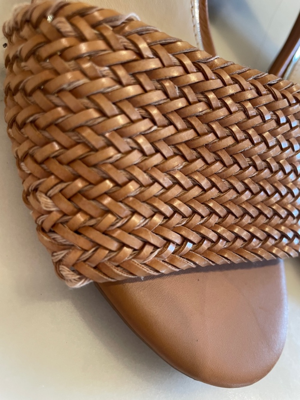 Jessica Simpson Sherron4 in Woven Ankle-Strap Heels, Size 9 - Picture 7 of 10